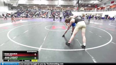 197 lbs Quarterfinal - Ryan Golnick, Lindenwood vs Jesse Cassatt, Unattached Missouri