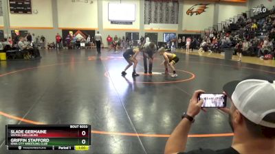 N-19 lbs Cons. Semi - Slade Germaine, Vinton Shellsburg vs Griffin Stafford, Iowa City Wrestling Club