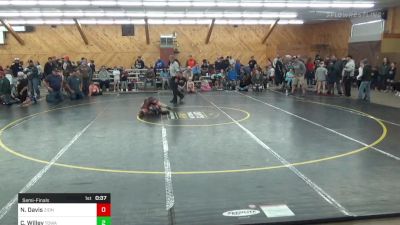 Semifinal - Nash Davis, Zion Grove vs Callan Willey, Towanda