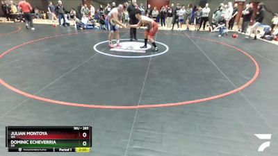 285 lbs Semifinal - Julian Montoya, WA vs Dominic Echeverria, OR