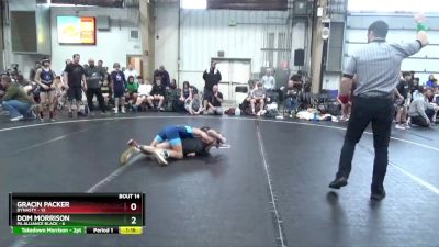 92 lbs Round 4 (8 Team) - Gracin Packer, Dynasty vs Dom Morrison, PA Alliance Black