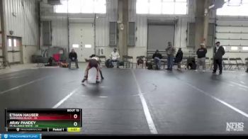 72 lbs Round 5 (6 Team) - Ethan Hauser, Warhawks Black vs Arav Pandey, PA Alliance White