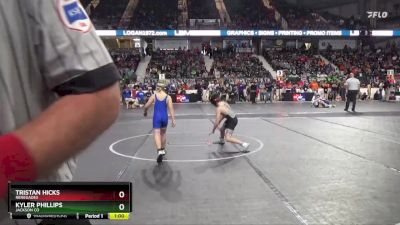 76 lbs Quarterfinal - Kyler Phillips, Jackson CO vs Tristan Hicks, Renegades