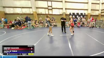 135 lbs Round 2 (4 Team) - Destiny Isaacson, Idaho vs Natallie Tobuk, Alaska