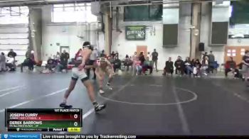 110 lbs Finals (2 Team) - Joseph Curry, Junior Terps Xtreme vs Derek Barrows, PA Alliance Black