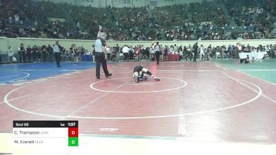 100 lbs Round Of 32 - Champ Thompson, Jenks Trojan Wrestling Club vs Max Everett, Deer Creek Middle School