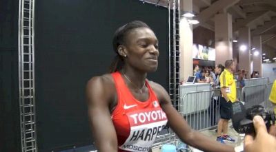 Dawn Harper going for gold in 100H at Moscow World Champs 2013