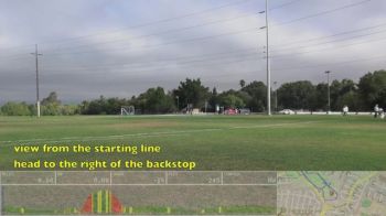 Newhall Park 3 mile course tour with GPS measurement