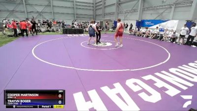 285 lbs Placement Matches (16 Team) - Cooper Martinson, Iowa vs Trayvn Boger, Team Utah