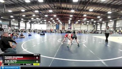 100 lbs Rd# 2 10:30am Friday - Tucker McLennan, Nebraska Elite vs Elise Gilfoil, Nauman Green