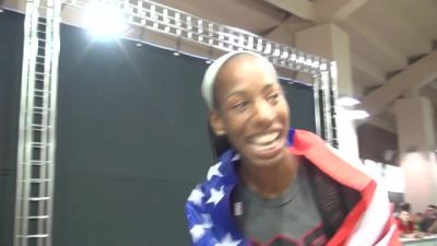 Brigetta Barrett Fights Home Crowd For Silver