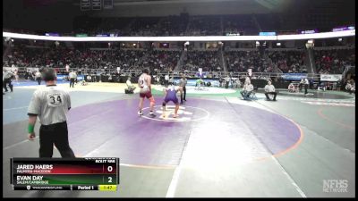 II-215 lbs Quarterfinal - Jared Haers, Palmyra-Macedon vs Evan Day, Salem/Cambridge