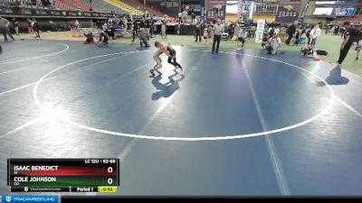 62-68 lbs Round 3 - Isaac Benedict, IA vs Cole Johnson, CO