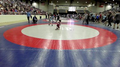 60 lbs Round Of 16 - Jayme McDaniel, John Wayne Corcoran Wrestling Association vs Zeke Rogers, Georgia