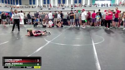 56 lbs Quarterfinals (8 Team) - Jadiel Rodriguez, Glasgow WA vs Cooper Corbett, Georgia United