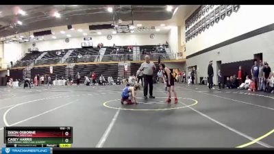 71 lbs Cons. Round 6 - Casey Harris, Contenders Wrestling Academy vs Dixon Osborne, Rushville Wrestling