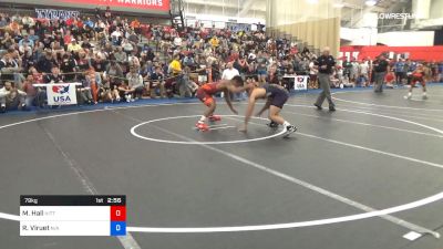 79 kg Round Of 16 - Mark Hall, Nittany Lion WC vs Richard Viruet, UNATTACHED