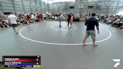 88 lbs Placement Matches (8 Team) - Parker Bundy, Washington vs Rocco Mikolyzk, Minnesota Red