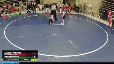 45 lbs Cons. Round 2 - Owen Eriksson, Aviator Wrestling Club vs Jackson Proctor, Delta Wrestling Club