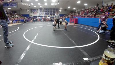 49 lbs Rr Rnd 2 - Jayce CLARK, Division Bell Wrestling vs Kannon Keith, Midwest City Bombers Youth Wrestling Club