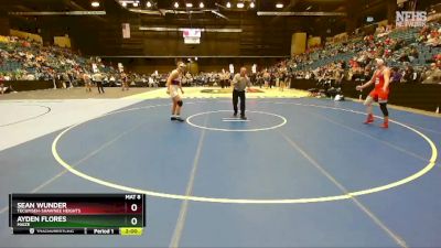 5A-215 lbs Semifinal - Ayden Flores, Maize vs Sean Wunder, Tecumseh-Shawnee Heights