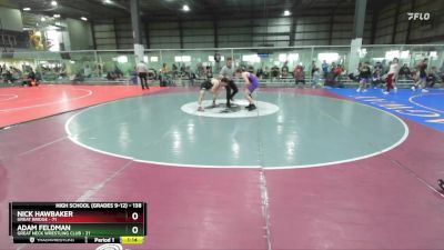 138 lbs Cons. Round 3 - Nick Hawbaker, Great Bridge vs Adam Feldman, Great Neck Wrestling Club