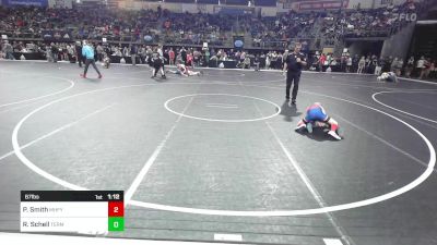 67 lbs Round Of 16 - Peyton Smith, Mountain Home Flyers vs Ryitt Schell, Terminator Wrestling Club