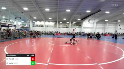 126 lbs Semifinal - Cecilia Verrilli, Team Tugman vs Sara Meigh, Goffstown