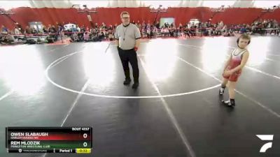 56 lbs Cons. Semi - Rem Mlodzik, Princeton Wrestling Club vs Owen Slabaugh, Harlem Huskies WC