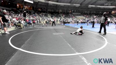 58 lbs Final - Hudson Smith, Salina Wrestling Club vs Uzziah Clark, Pin-King All Stars