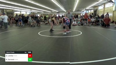 130 lbs Semifinal - Geanna Lemke, Tremont vs Avery Earnest, Hughesville