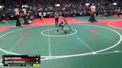 75 lbs Quarterfinal - Elijah Wineberg, PROA vs Bradley Bohaychyk, DON1