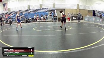 108 lbs Round 3 - Rylan McKenney, Michigan vs Emmit Seip, Warrior Regional Training Center