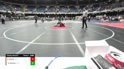 150 lbs Champ. Round 2 - Aiden Brown, Joliet West vs Andrew Bucci, Belvideer North