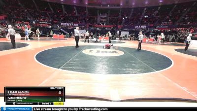 2A 106 lbs Cons. Round 2 - Tyler Clarke, Chatham (Glenwood) vs Ivan Munoz, Ottawa (Twp.)