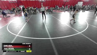 56 lbs Cons. Round 3 - Tagg Hefner, TJ Trained Wrestling vs Zane Vega, DC Elite Wrestling