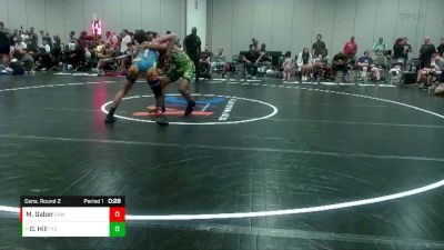 145 lbs Cons. Round 2 - Omarion Hill, Toxic Takedown Club vs Mohammed Gaber, Gladiators Academy Wrestling