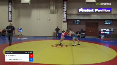 74 kg Con 8 #1 - Noah Grover, University At Buffalo vs Layne Van Anrooy, Michigan Regional Training Center