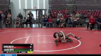 80 lbs Round 2 (8 Team) - Gabe Benyo, Mat Assassins (PA) vs Cohen Reer, Team Ohio (OH)