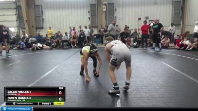 100 lbs Round 1 (8 Team) - Owen Hannah, Diamond Fish vs Jacob Vincent, Olympia