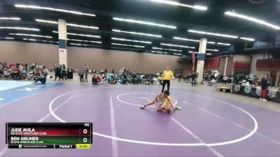 86 lbs Semifinal - Ben Gruner, Scots Wrestling Club vs Jude Avila, NB Elite Wrestling Club