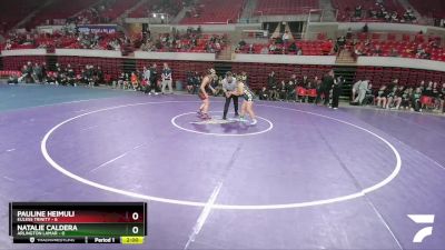 185 lbs 2nd Wrestleback And Semi-finals(16 Team) - Pauline Heimuli, Euless Trinity vs Natalie Caldera, Arlington Lamar