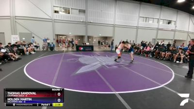 182 lbs Round 1 (8 Team) - Thomas Sandoval, California Gold vs Holden Martin, Oklahoma Red