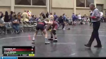 125 lbs Finals (2 Team) - Dylan Brown, Alabama Elite vs Maverick Joy, Iowa Silver