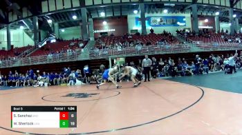 152 lbs Round 2 (8 Team) - Westin Sherlock, Lincoln East vs Sergio Sanchez, Garden City