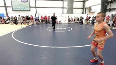 90 lbs Rr Rnd 2 - Jaxsen Bailey, Team Tugman vs Isaak Anokye, Maine Trappers