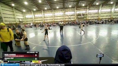 65 lbs Semifinal - Reid Harris, Sanderson Wrestling Academy vs Riggs Pay, JWC