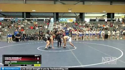 215 lbs Quarterfinals (8 Team) - Colyn Donnelly, Elgin Public Schools vs Noah Hayes, Pryor