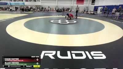 121-1 lbs Round 3 - Elijah Hedges, Maurer Coughlin Wrestling Club vs Chase Matter, Journeymen Wrestling Club