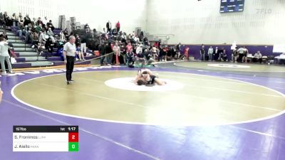 157 lbs Round Of 16 - Stav Fronimos, Leonia/Palisades Park vs Joseph Aiello, Paramus